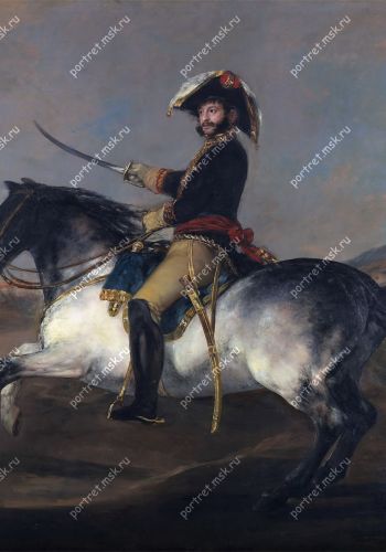 Портрет на коне 150